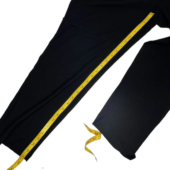 Eileen Fisher Stretch Crepe Slim Ankle Pant in Black Size Large - Picture 8 of 12